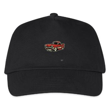 Cholo Classic Car: Lowrider-Legende auf der Straße - Kinder Basecap - Schwarz - Vorne