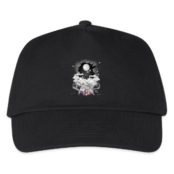 Hase Mountaineering Mountains Mountaineers Mountains Tyroleans - Kids’ Baseball Cap - black - Front