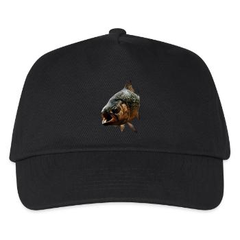 Piranha - Kinder Basecap - Schwarz - Vorne