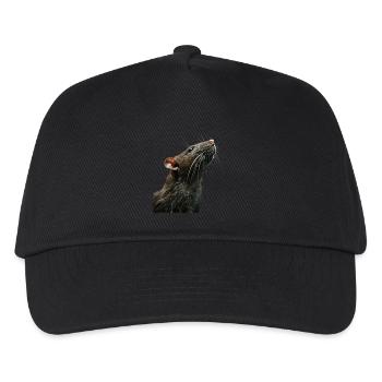 Ratte - Kinder Basecap - Schwarz - Vorne