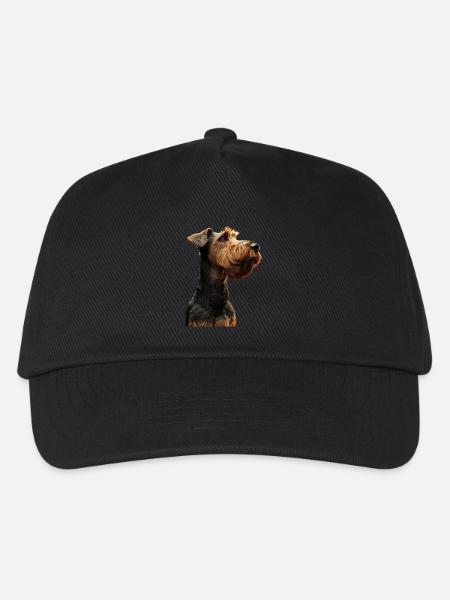 Airedale Terrier - Kinder Basecap - Schwarz