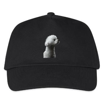 Bichon Frisé - Casquette de baseball Enfant - noir - Devant