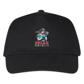 Nurse Practitioner Relax I've Seen Worse Medical - Kids’ Baseball Cap - black - Front