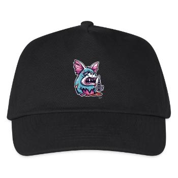 Monster-Kreatur - Kinder Basecap - Schwarz - Vorne