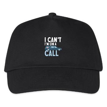 I Can't I'm On A Call Mortician Mortuary - Kids’ Baseball Cap - black - Front
