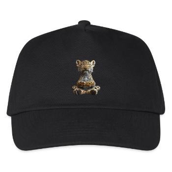 Leopard - Kids’ Baseball Cap - black - Front