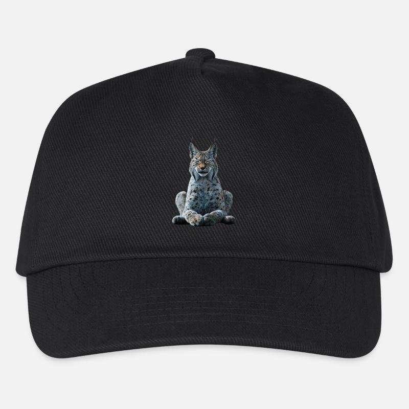 Luchs - Kinder Basecap - Schwarz