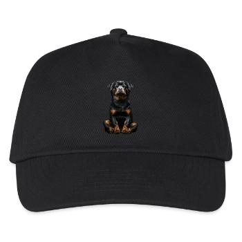 Rottweiler - Kinder Basecap - Schwarz - Vorne