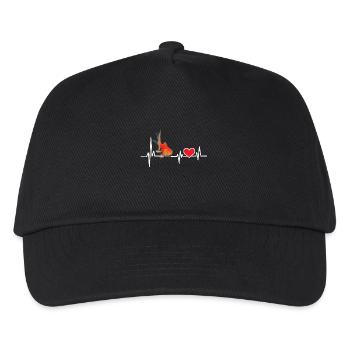 Goldfisch - Kinder Basecap - Schwarz - Vorne