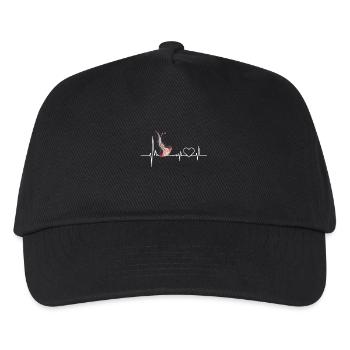 Méduse - Casquette de baseball Enfant - noir - Devant