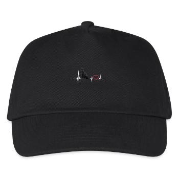 Panthère - Casquette de baseball Enfant - noir - Devant