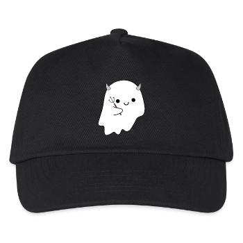 Halloween fantôme à cornes mignon - Casquette de baseball Enfant - noir - Devant