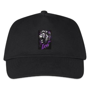 Löwe Leo - Kids’ Baseball Cap - black - Front