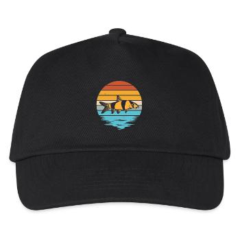 Aquarium Fish keeper Clown Design - Kids’ Baseball Cap - black - Front