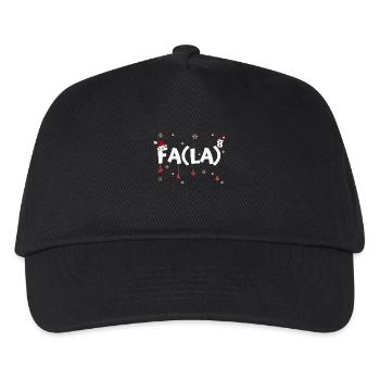 Fa La 8 Funny Christmas Math Teacher Fa La 8 - Kinder Basecap - Schwarz - Vorne