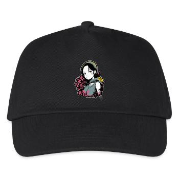 Fille alternative super cool et décontractée - Casquette de baseball Enfant - noir - Devant
