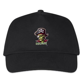 Le terrien pirate zombie dit Moin - Casquette de baseball Enfant - noir - Devant