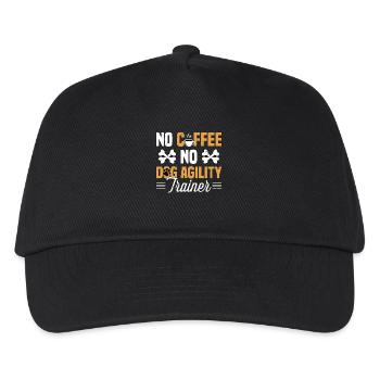 Dog Agility No Coffee No Dog Trainer Coffee Lover - Kids’ Baseball Cap - black - Front