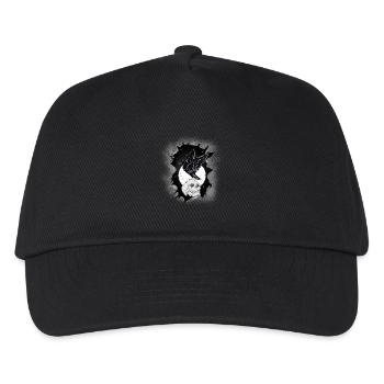 Halloween Raven Crow Skull Skull Skull - Kids’ Baseball Cap - black - Front