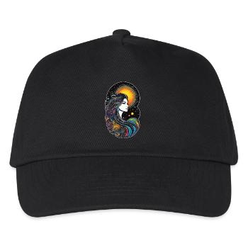 Déesse Cosmique de la Création - Casquette de baseball Enfant - noir - Devant