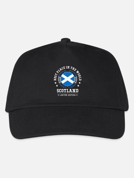 Scotland - Kinder Basecap - Schwarz