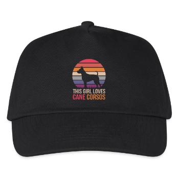 Cane Corso Italiano Funny Cane Corso Gift - Kids’ Baseball Cap - black - Front