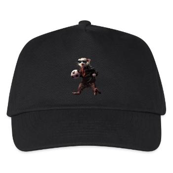 Frettchen - Kinder Basecap - Schwarz - Vorne