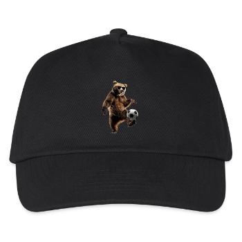 Grizzly bear - Kids’ Baseball Cap - black - Front