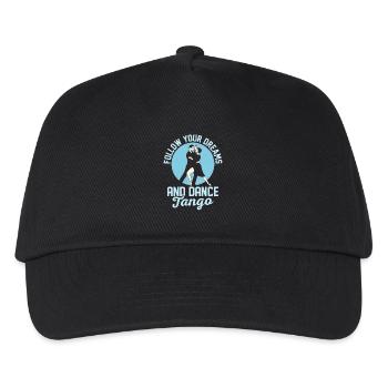 Follow Your Dreams And Dance Tango Tango Dance Lat - Kinder Basecap - Schwarz - Vorne