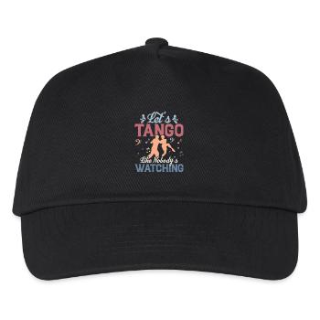 Let's Tango Like Nobody's Watching Latin Music Tan - Kinder Basecap - Schwarz - Vorne