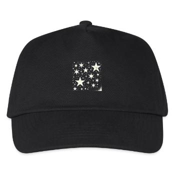 étoiles lumières comète ciel étoile - Casquette de baseball Enfant - noir - Devant