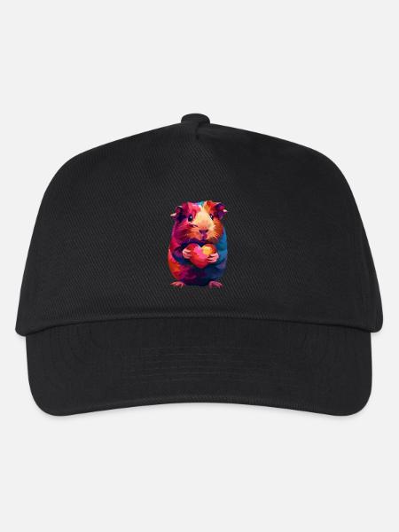 Meerschweinchen - Kinder Basecap - Schwarz