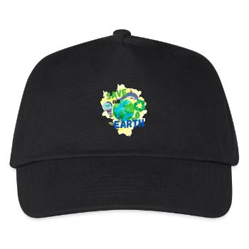Save Our Earth - Kids’ Baseball Cap - black - Front