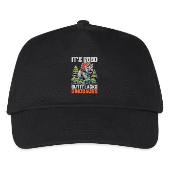 Paleontology It's Good But It Lacks Fossil Hunter - Kinder Basecap - Schwarz - Vorne