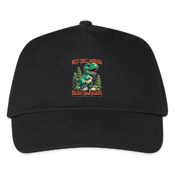 Paleontology Let The World Hear Your Prehistoric - Kids’ Baseball Cap - black - Front