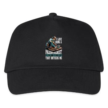 Paleontology I Love Being A Fossil Hunter Geology - Kids’ Baseball Cap - black - Front