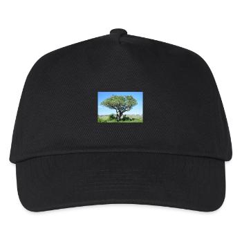 Majestic sausage tree in natural habitat - Kids’ Baseball Cap - black - Front
