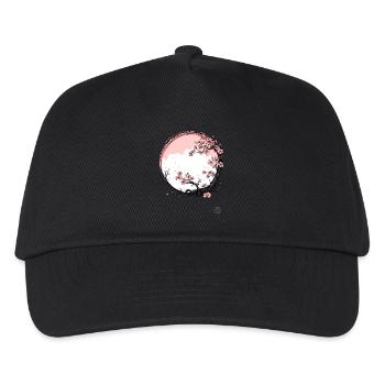 Fleurs de cerisier du Japon - Casquette de baseball Enfant - noir - Devant