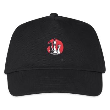 King, Rook and Bishop Chess - Kids’ Baseball Cap - black - Front