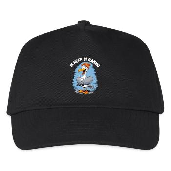 Hamburg Seagull I Love You Low German North Sea - Kids’ Baseball Cap - black - Front