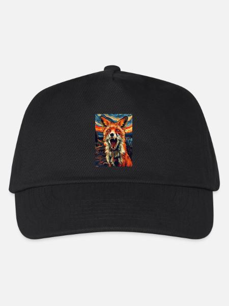 Fuchs - Kinder Basecap - Schwarz