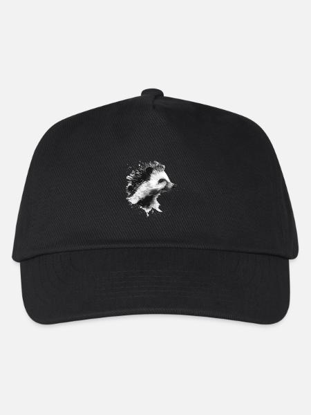 Igel - Kinder Basecap - Schwarz