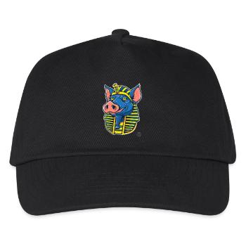 Pharao Schwein - Kinder Basecap - Schwarz - Vorne
