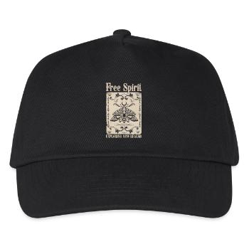 Free Spirit – Mystic Moth - Kinder Basecap - Schwarz - Vorne