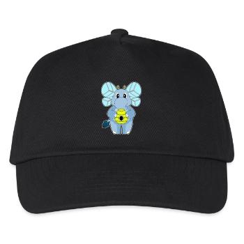Elephant Bee Nest - Kids’ Baseball Cap - black - Front