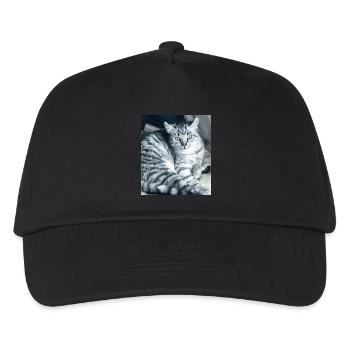 My sweet Cat - Kinder Basecap - Schwarz - Vorne