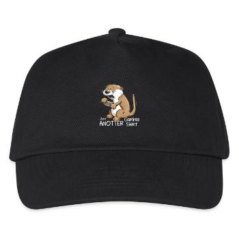 Just Anotter Gaming Shirt - Kinder Basecap - Schwarz - Vorne