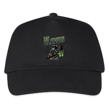 Motocross 11th Birthday - Kids’ Baseball Cap - black - Front