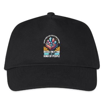 Rockhounding People Who Love Fossil Collecting - Kids’ Baseball Cap - black - Front