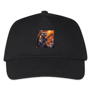 Erdmännchen - Kinder Basecap - Schwarz - Vorne